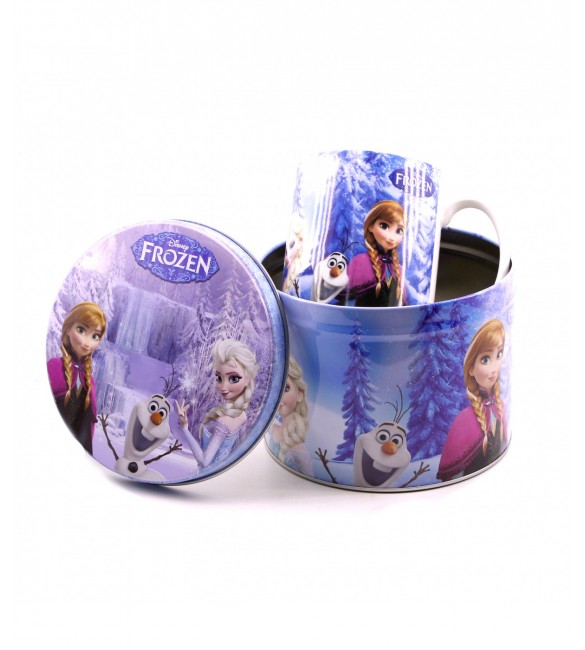 CANECA DE PORCELANA NA LATA 350ML FROZEN - DISNEY